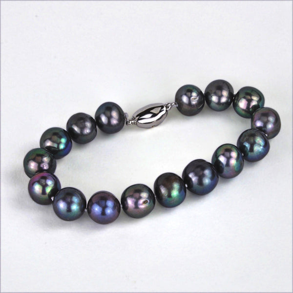 Bracelet Perles de cultures d'Eau Douce Argent 925