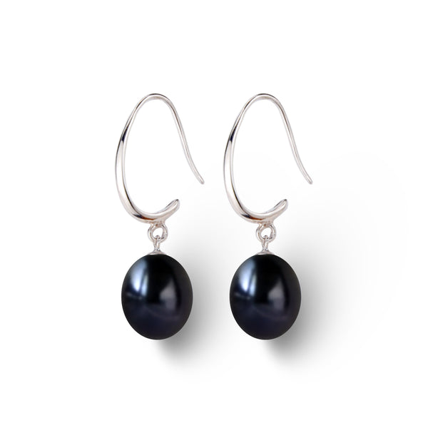 Boucles d'Oreilles  Perles de Cutures d'Eau Douce Pendentif  Argent 925