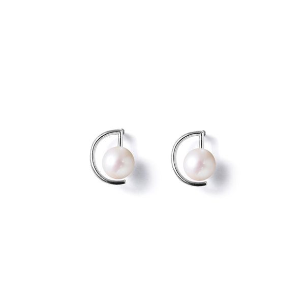Boucles d'Oreilles  Perles de Cutures d'Eau Douce   Argent 925