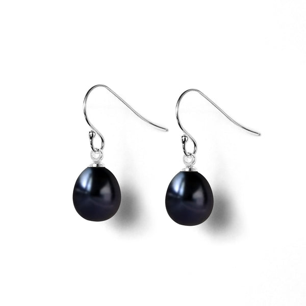 Boucles d'Oreilles  Perles de Cutures d'Eau Douce Pendentif  Argent 925