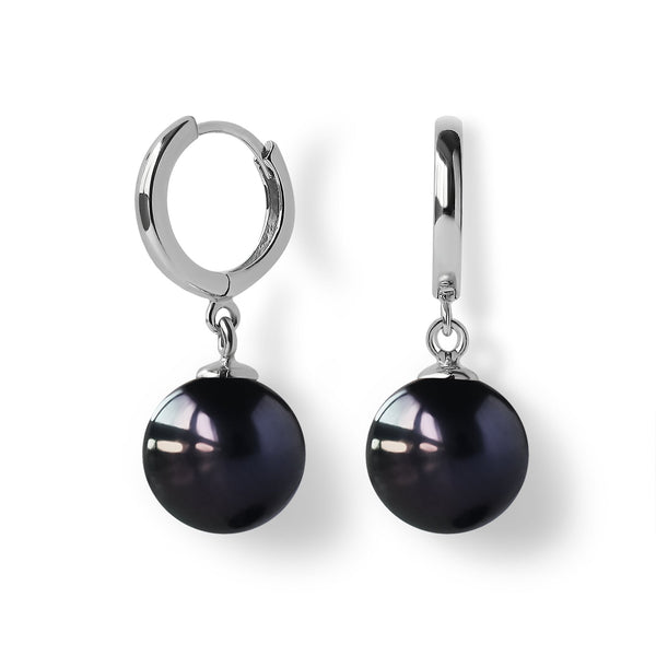 Boucles d'Oreilles  Perles de Cutures d'Eau Douce Pendentif  Argent 925