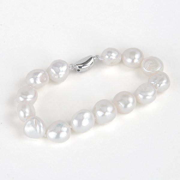 Bracelet  Perles de Cutures d'Eau Douce   Argent 925