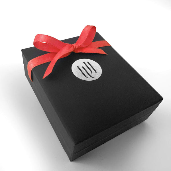 Petit coffret présentation  avec nœud rouge pour bijoux en perles de culture d’eau douce
